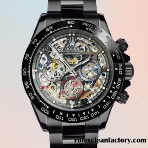 clean Rolex Daytona Mingzhu Engine Skeleton Limited Edition Men's Hands and Markers Automatic